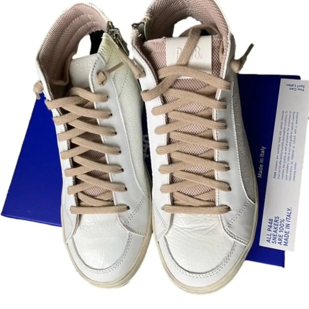 P448 Women's Skate Medusa High-Top Sneakers Size 7 EURO 37 NEW NIB